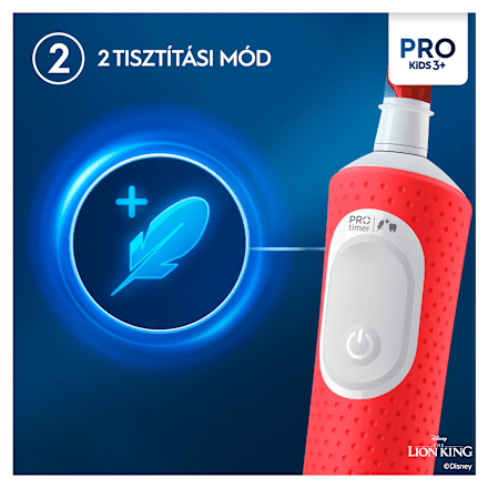 ProKids elektromos fogkefe Lion king matricákkal Oral-B
