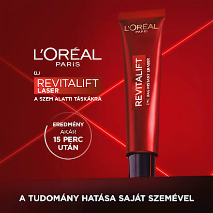 Nappali ápoló a szemek alatti táskákra Revitalift Laser L'ORÉAL PARiS REVITALIFT