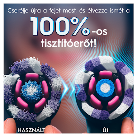 Pótfej iO elektromos fogkeféhez, Radient White Oral-B