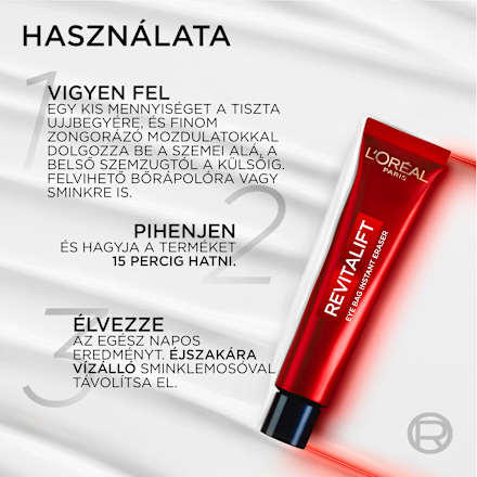 Nappali ápoló a szemek alatti táskákra Revitalift Laser L'ORÉAL PARiS REVITALIFT