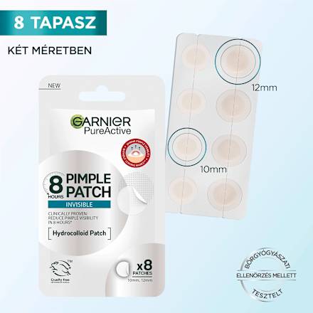 Pattanás tapasz Pimple Patch BHA-val GARNIER PureActive
