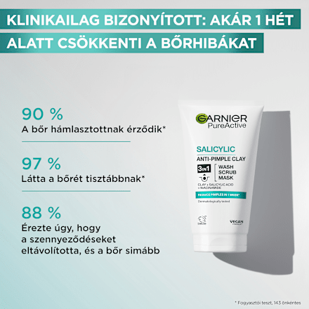 Mélytisztító gél Pure 3in1 GARNIER PureActive