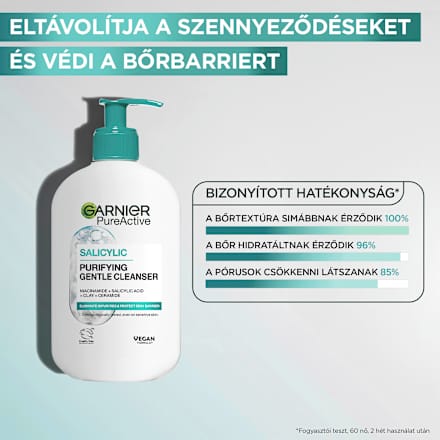 Pure active tisztító gél hialuronsavval GARNIER PureActive