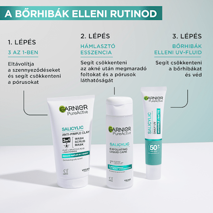 Mélytisztító gél Pure 3in1 GARNIER PureActive