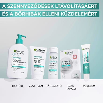 Mélytisztító gél Pure 3in1 GARNIER PureActive