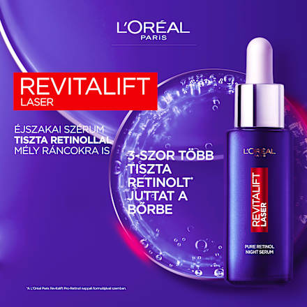 Revitalift arcszérum retinollal L'ORÉAL PARiS REVITALIFT