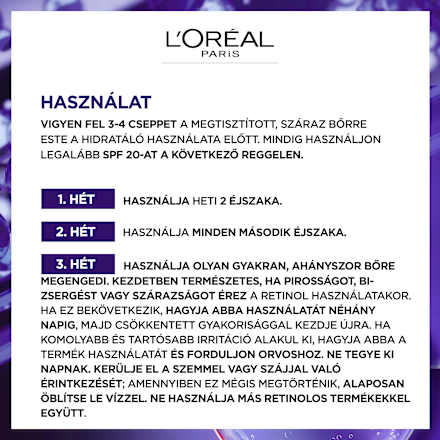 Revitalift arcszérum retinollal L'ORÉAL PARiS REVITALIFT