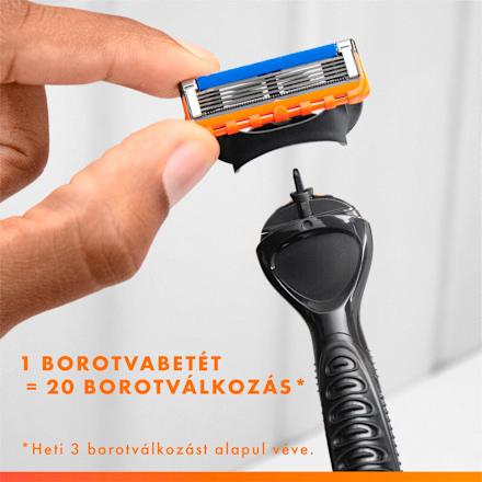 Fusion power borotvabetét Gillette