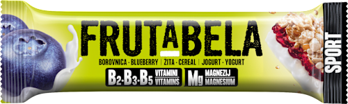 Sadno žitna rezina Sport borovnica FRUTABELA