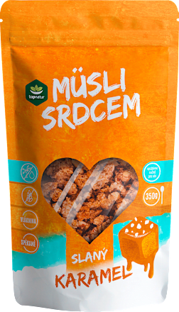 Müsli srdcem Slaný Karamel Topnatur