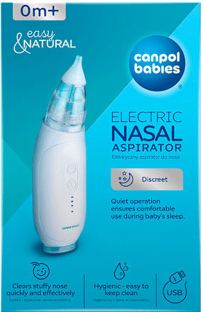 nosní odsávačka elektrická easy & NATURAL 0m+ Canpol babies