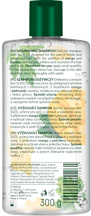 Szampon odżywczy mango, pietruszka Hair Vege Cocktail SESSIO