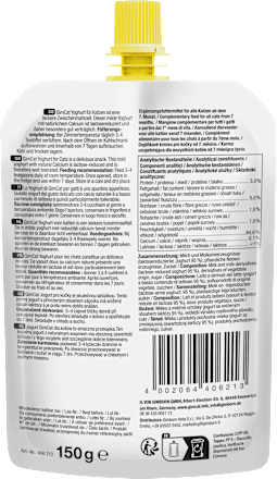 Nahrungsergänzung Katze, Joghurt  GimCat