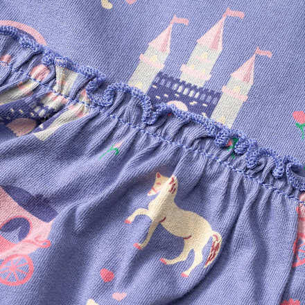 Set mit Tunika mit Märchen-Muster & Leggings, lila + rosa, Gr. 92 ALANA