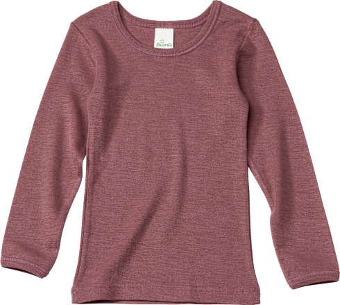 Unterhemd aus Wolle-Seide, lila, Gr. 122/128 ALANA