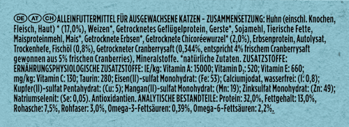 Trockenfutter Katze mit Huhn & Cranberry, dual nature uri balance  PURINA ONE