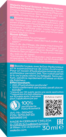 Hyaluronic Moisture Drops serum za lice WELEDA