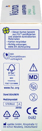 Krople do oczu ze świetlikiem VISIOMAX