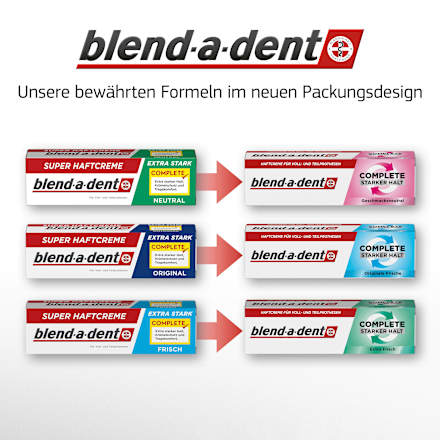 Haftcreme Complete geschmacksneutral blend-a-dent