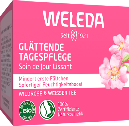 Tagescreme glättend Wildrose WELEDA