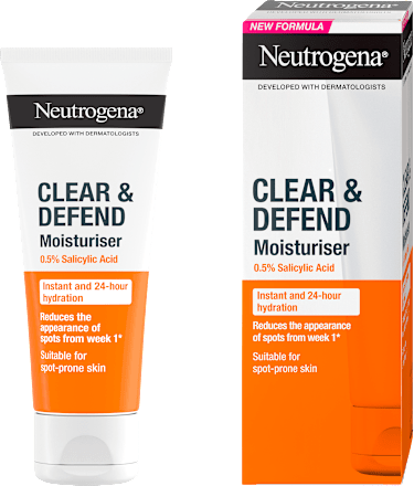 Крем за лице Clear&Defend с 0,5% салицилова киселина Neutrogena