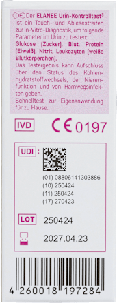 Urin-Kontrolltest Elanee