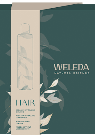 Darilni set za nego las Rožmarin WELEDA