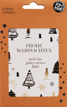 Grußkarten Weihnachten & Neujahr sortiert KUWOPA
