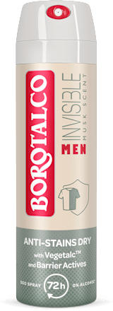Pánsky dezodorant v spreji Invisible Protect TalQ Men Musk Borotalco