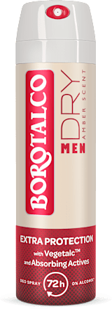 Pánsky dezodorant v spreji Invisible Dry Men Absolute TalQ Amber Borotalco