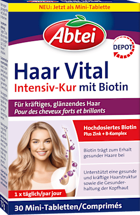 Haar Vital Intensiv-Kur Mini-Tabletten 30 St Abtei