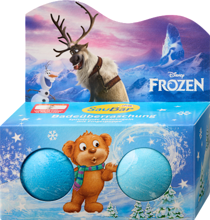 Geschenkset Kinder Badezusatz Frozen Badeüberraschung 2tlg SauBär