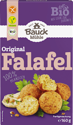 Fertigmischung Falafel, vegan Bauck Mühle