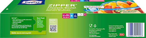 Zipper Allzweckbeutel 6 L Toppits