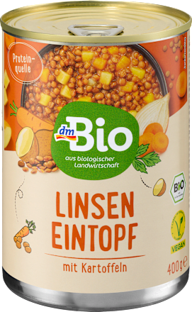 Eintopf Linsen mit Kartoffeln dmBio