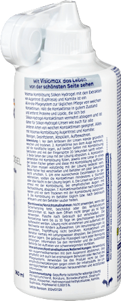 Kombilösung Silikon Hydrogel mit Augentrost und Kamille VISIOMAX