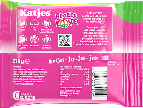 Fruchtgummi Peace & Love Katjes
