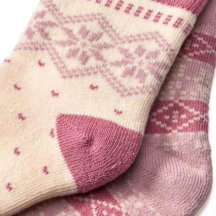 Thermosocken mit Norweger-Muster, rosa, Gr. 27/29 ALANA