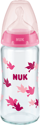 Babyflasche aus Glas First Choice+ 0-6 Monate 240 ml sortiert NUK