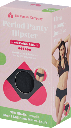 Periodenunterwäsche Hipster schwarz, Gr. S The Female Company