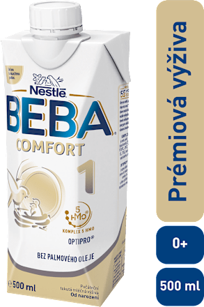 Počiatočná tekutá dojčenská mliečna výživa Comfort 1, 5 HMO BEBA