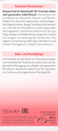 Mundwasser Ratanhia WELEDA