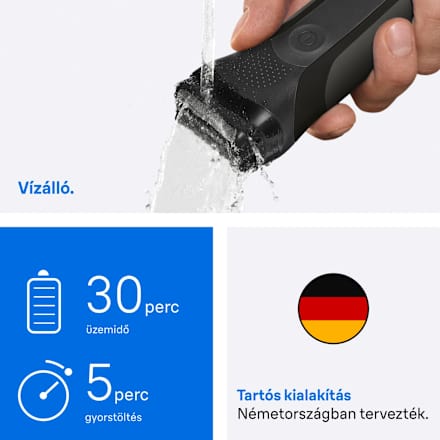 Elektromos borotva, Series 3 Braun