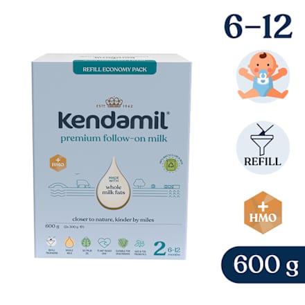 pokračovací mléčná kojenecká výživa 2 Premium +HMO 6m Kendamil
