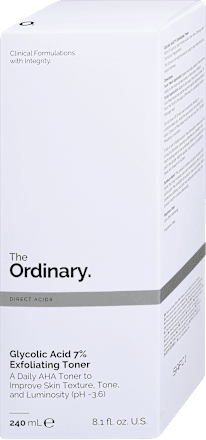 Eksfoliacijski tonik za obraz Glycolic Acid 7% The Ordinary.