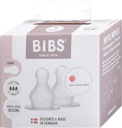 Protikolični cucelj iz silikona, 4m+ BIBS