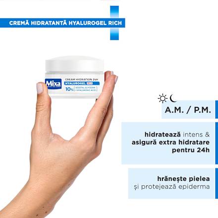 Hyalurogel cremă hidratanta pentru față Mixa