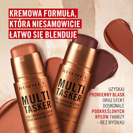 Bronzer Stick Multi Tasker 3w1, 02 Medium RIMMEL LONDON