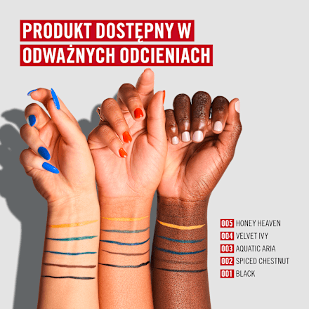 Eyeliner precyzyjny, matowy i wodoodporny Wonder'Ink Precision Eyeliner 004 Velvet Ivy RIMMEL LONDON