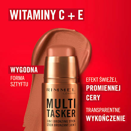 Bronzer Stick Multi Tasker 3w1 03 Tan RIMMEL LONDON